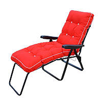Шезлонг Ost-Fran MELISSA тканина тексілк червоний 2132