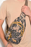 Сумка мужская через плечо бежевого цвета 174315T Бесплатная доставка