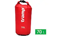 Гермомешок Tramp Nylon PVC 70 красный (TRA-104-red)