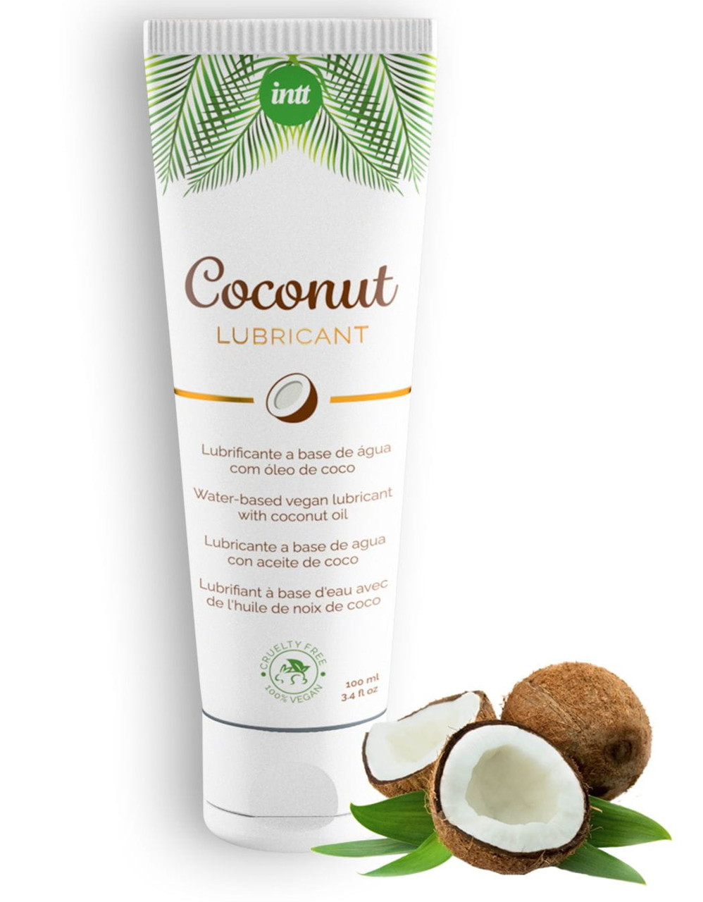 Веганський лубрикант Intt Coconut 100 мл AIW Or2300, фото 1