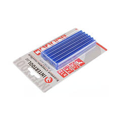 Комплект блакитних клейових стрижнів 7,4 мм х 100мм 12 шт INTERTOOL RT-1054