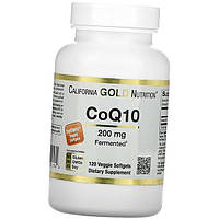 Коэнзим Q10 Убихинон класса USP CoQ10 200 California Gold Nutrition 120вег.гелкапс (70427005)