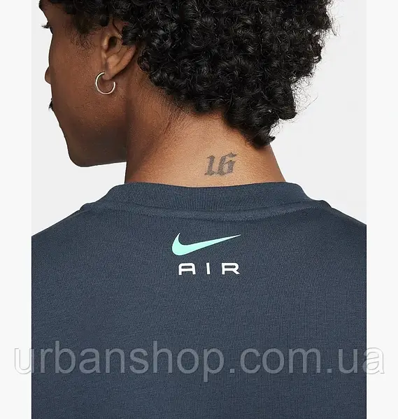 Urbanshop com ua Nike Air Fleece Crew Neck Sweatshirt Blue FN7692 410 URBANSHOP.COM.UA