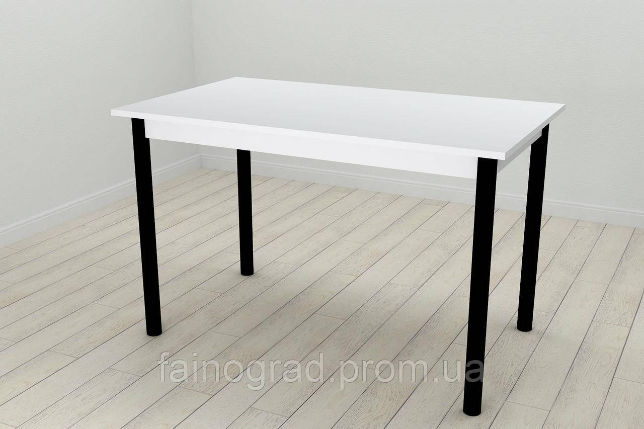 Стол кухонный Ferrum-decor Бенита 75x120x70 Черный ДСП Белое 16мм (BEN0008) FG, код: 6831821 - фото 1 - id-p2108166007