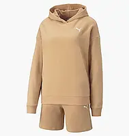 Urbanshop com ua Спортивний костюм жіночий Puma Loungewear Short Beige 673703-89 РОЗМІРИ ЗАПИТУЙТЕ