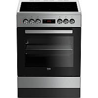 Beko Плита електрична склокерамічна, 66л, 60x60см, дисплей, конвекція, нерж