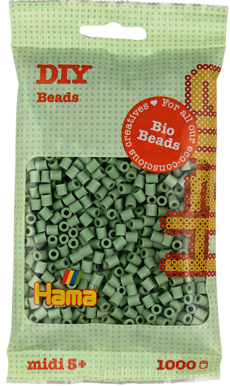 Термомозаїка Hama сіро-зелені біо-намистини 1000шт (HM-190-101)