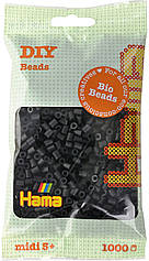 Термомозаїка Hama чорні біо-намистини 1000шт (HM-190-018)