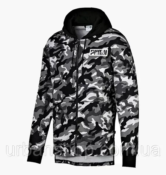 Urbanshop com ua Puma Rebel Camo Fz Hoody Fl Grey 580557 01 URBANSHOP.COM.UA
