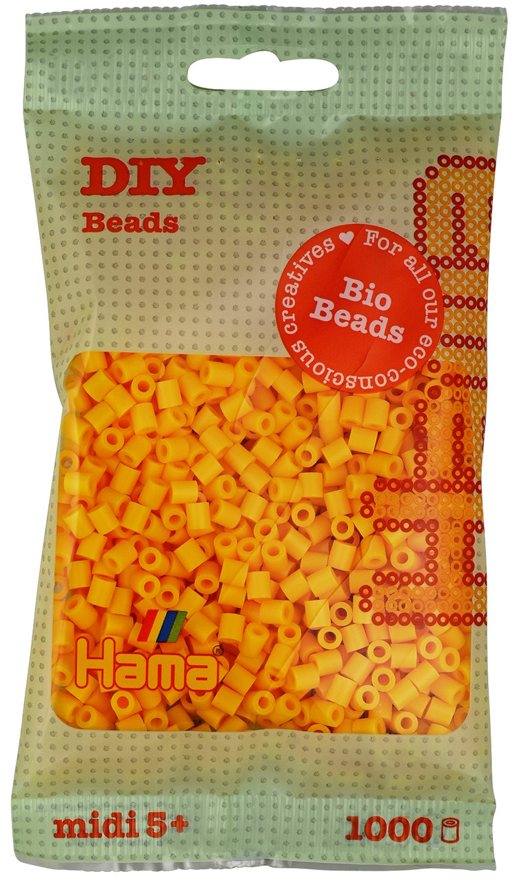Термомозаїка Hama  жовті біо-намистини 1000шт (HM-190-003)