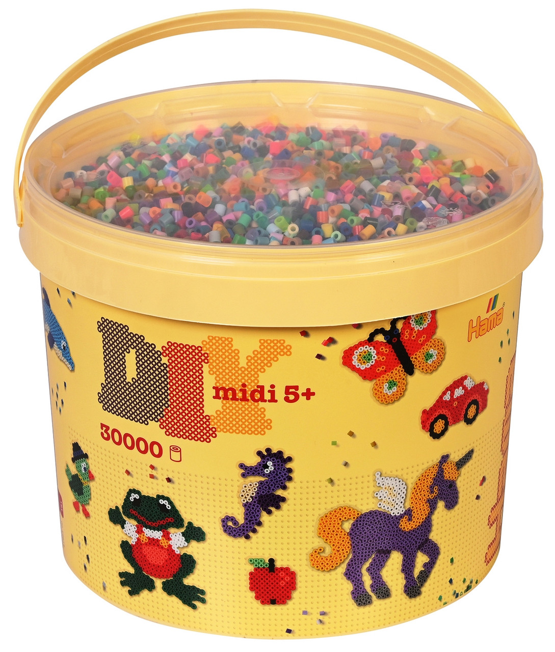 Термомозаїка Hama  кольорові намистин 30 000шт 50 кольорів (HM-181-68)