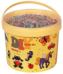 Термомозаїка Hama  кольорові намистин 30 000шт 50 кольорів (HM-181-68)