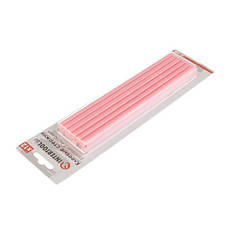 Комплект рожевих клейових стрижнів 7,4 мм х 200мм 12 шт INTERTOOL RT-1048