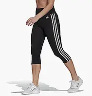 Urbanshop com ua Лосини Adidas Designed To Move High-Rise 3-Stripes 3/4 Sport Tights Black Gl3985 РОЗМІР