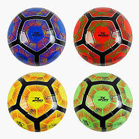 М`яч футбольний "TK Sport" 4 кольори, розмір №5, матеріал PVC, 280 грам, гумовий балон, МІКС ВИДІВ /100/
