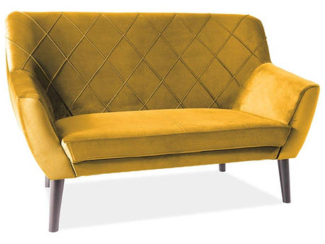 Софа KIER 2 VELVET карі/венге BL.68, фото 1