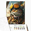 Картина за номерами 40х50 см. Котик на захисті неба. @Маріанна Пащук. Brushme 3792, фото 3