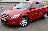 Дефлекторы окон (ветровики) COBRA-Tuning на KIA CEED 1 HB 3D 2007-2012