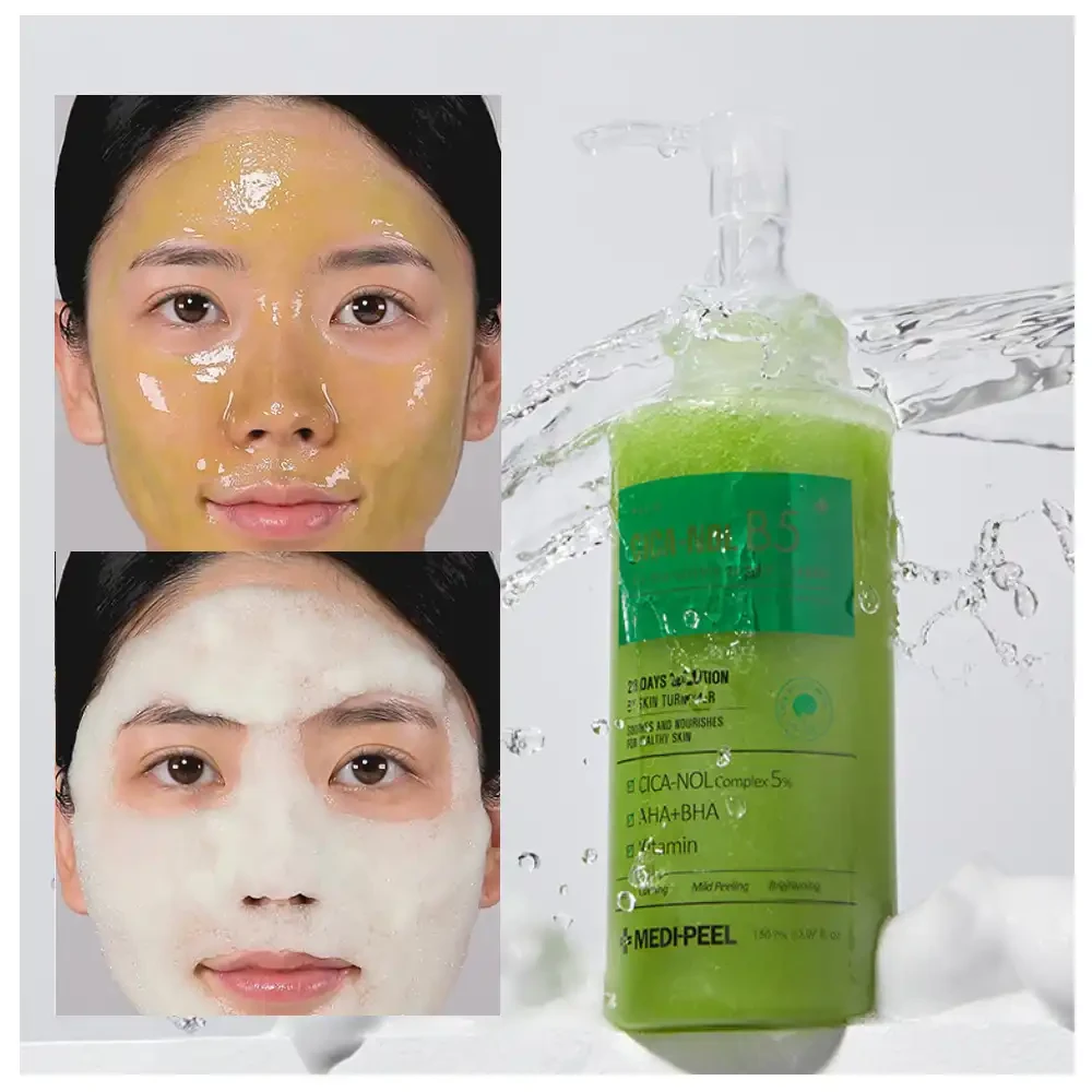 Кисневий гель Medi Peel Phyto Cica-Nol B5 AHA BHA Vitamin Calming O2 Deep Cleanser, 150 мл, фото 1