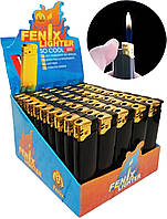 Пластиковые зажигалки пьезо Fenix Lighter для рекламы 157B/600