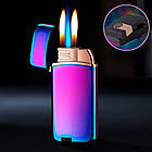 Запальничка 2-режими турбо + вогник у подарунковій упаковці US-662H, фото 3