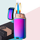 Запальничка 2-режими турбо + вогник у подарунковій упаковці US-662H, фото 4