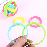 Дитяча іграшка головоломка та анстистрес Finger Gyro орбітальні кільця Spinner 6.5*6.5см,w-000353,акційна, фото 4