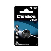 Батарейка CAMELION CR2016 Lithium Button cell BP1 1шт C-13001016