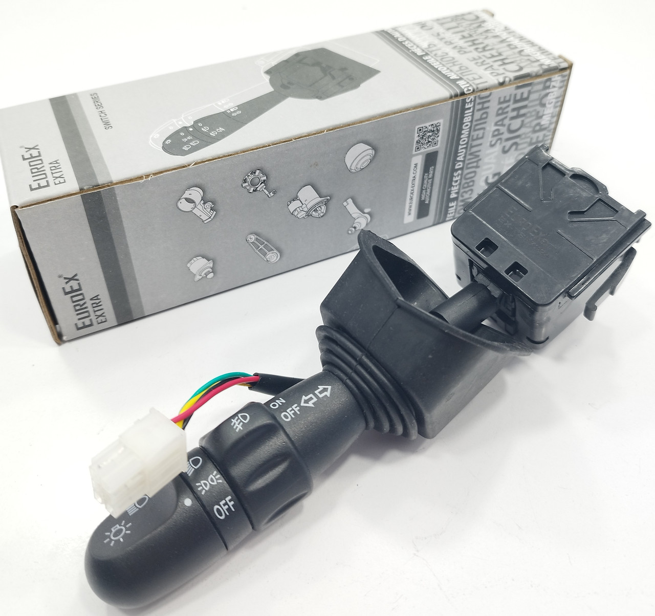 Перемикач світла + поворот + ПТФ Лачетті EuroEx Угорщина, фото 1