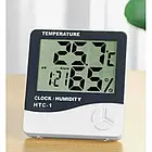 Термогігрометр Infinity Temperature and Humidity/Clock White, фото 3