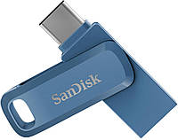 Флеш-накопитель SanDisk Ultra Dual Drive Go 64 ГБ USB Type-C синий