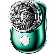 Электробритва дорожная Mini Pocket Fashion Shaver 8858 battery green