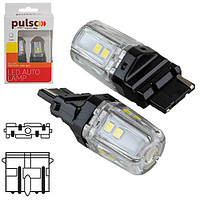Лампа PULSO/габаритная/LED 3156/W2.5x16q/12SMD-2835/1контакт/9-36v/550lm/WHITE (LP-64156W)