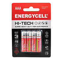Батарейка ENERGYCELL EN24HT-B4 1.5V солевая R03, ААA4 BLISTER PK (4820226380108)