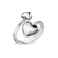 Серебряное кольцо Spark со Swarovski Heart P2808C