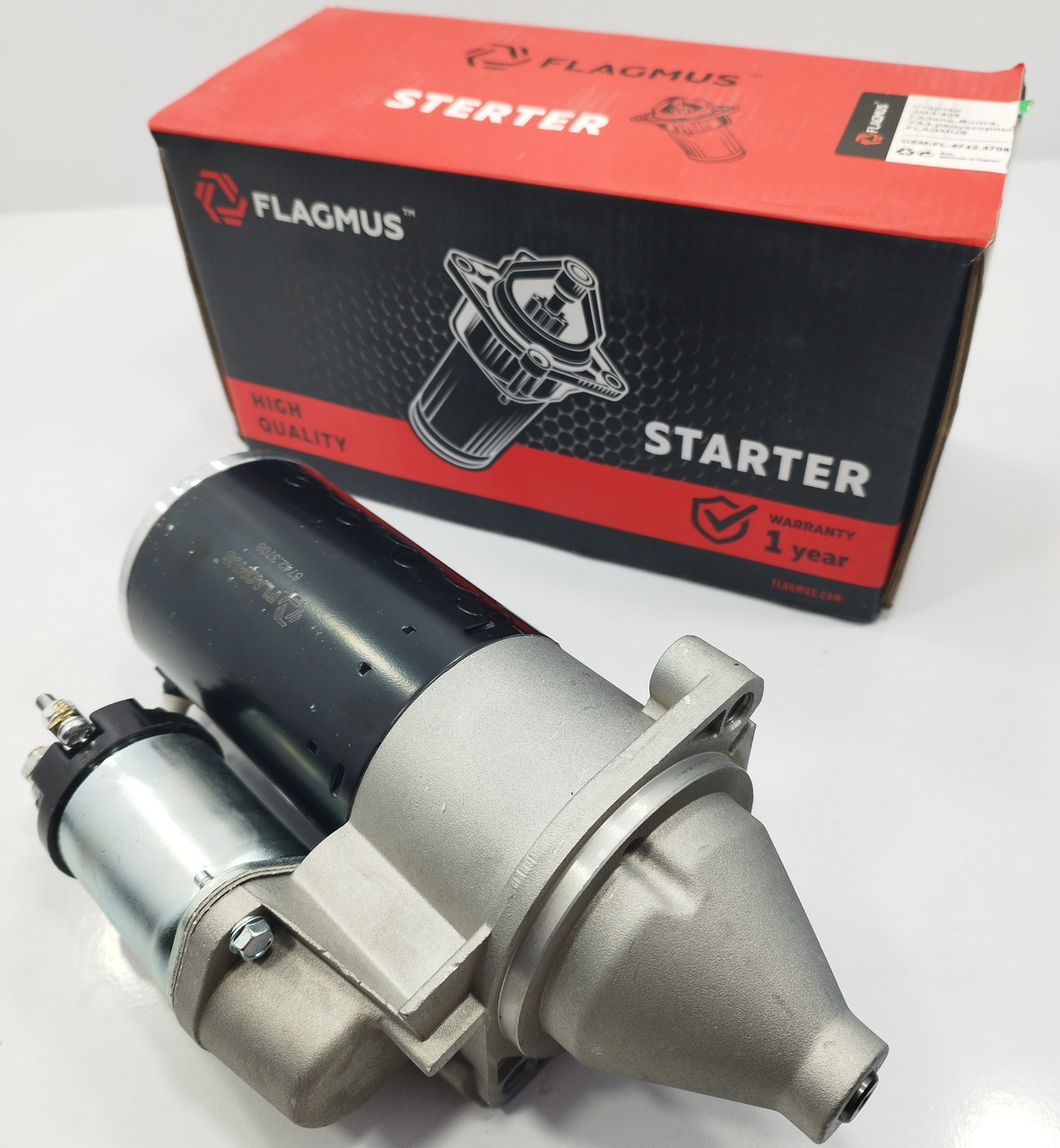 Стартер редукторний Волга, Газель (405-406 дв) FLAGMUS Чехія, фото 1