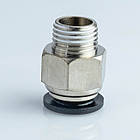 Фітинг пневматичний APC10-02 прямий під шланг D10, різьблення R 1/4"