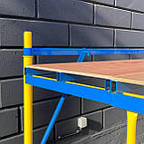 Вишка-тура будівельна 2.0 х 2.0 м 2+1 риштування на колесах, фото 4