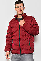 Куртка чоловiча демicезонна бордового кольору 173357L