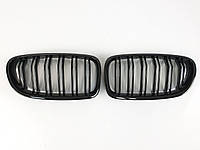 Ноздри на BMW 5 Series E60 2003-2010 год Черные Глянцевые ( Двойные M-Look )