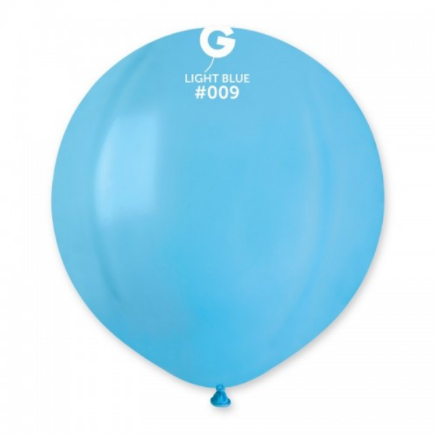 Повітряна куля блакитний 19" (48 см) - 10 шт., Gemar