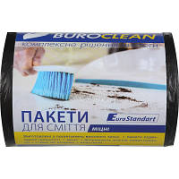 Пакеты для мусора Buroclean EuroStandart прочные черные 35 л 100 шт. (4823078922861) - Вища Якість та