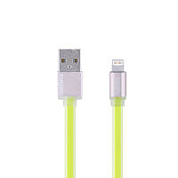 УЦ Кабель Remax RC-005i Colorful USB Lightning 1m зелений Пошкоджена упаковка