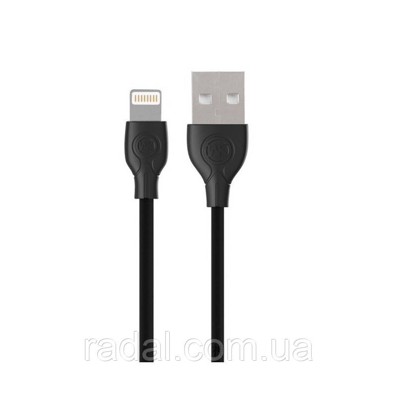 УЦ Кабель WK WDC-041i USB Lightning Ultra Speed Pro 1м чорний Пошкоджена упаковка