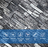 Самоклеючі 3д панелі під цеглу, м'які 3D панелі для стін 700x770x5 мм, Сірий піщаник матовий (059M), фото 2