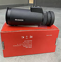 Монокуляр Тактичний далекомірною сіткою MINOX MD 7x42 C Black з компасо монокль армійський Військовий монокуля