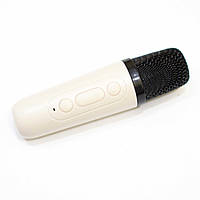 Bluetooth колонка K1 з бездротовим караоке мікрофоном. Радіосистема з караоке Bluetooth micro SD, фото 4