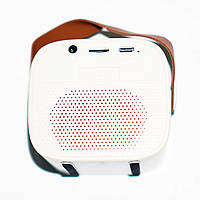 Bluetooth колонка K1 з бездротовим караоке мікрофоном. Радіосистема з караоке Bluetooth micro SD, фото 5