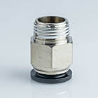 Фітинг пневматичний APC12-03 прямий під шланг D12, різьблення R 3/8"
