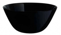 Салатник Luminarc Zelie Black черный большой стеклокерамический 240мм V3892